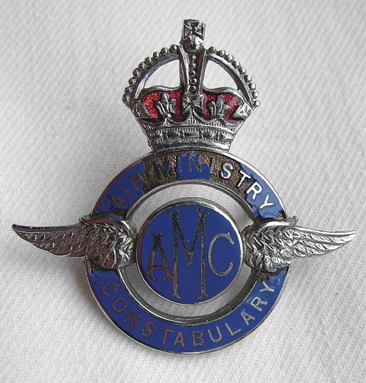 Air Ministry Constabulary Cap Badge