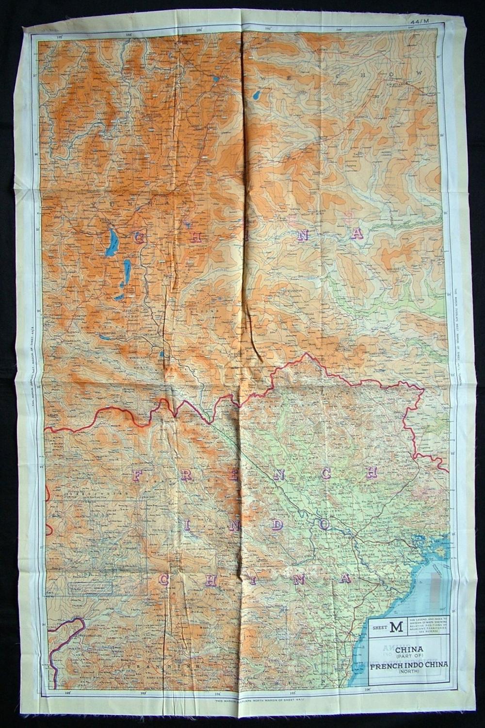 RAF Escape & Evasion Map