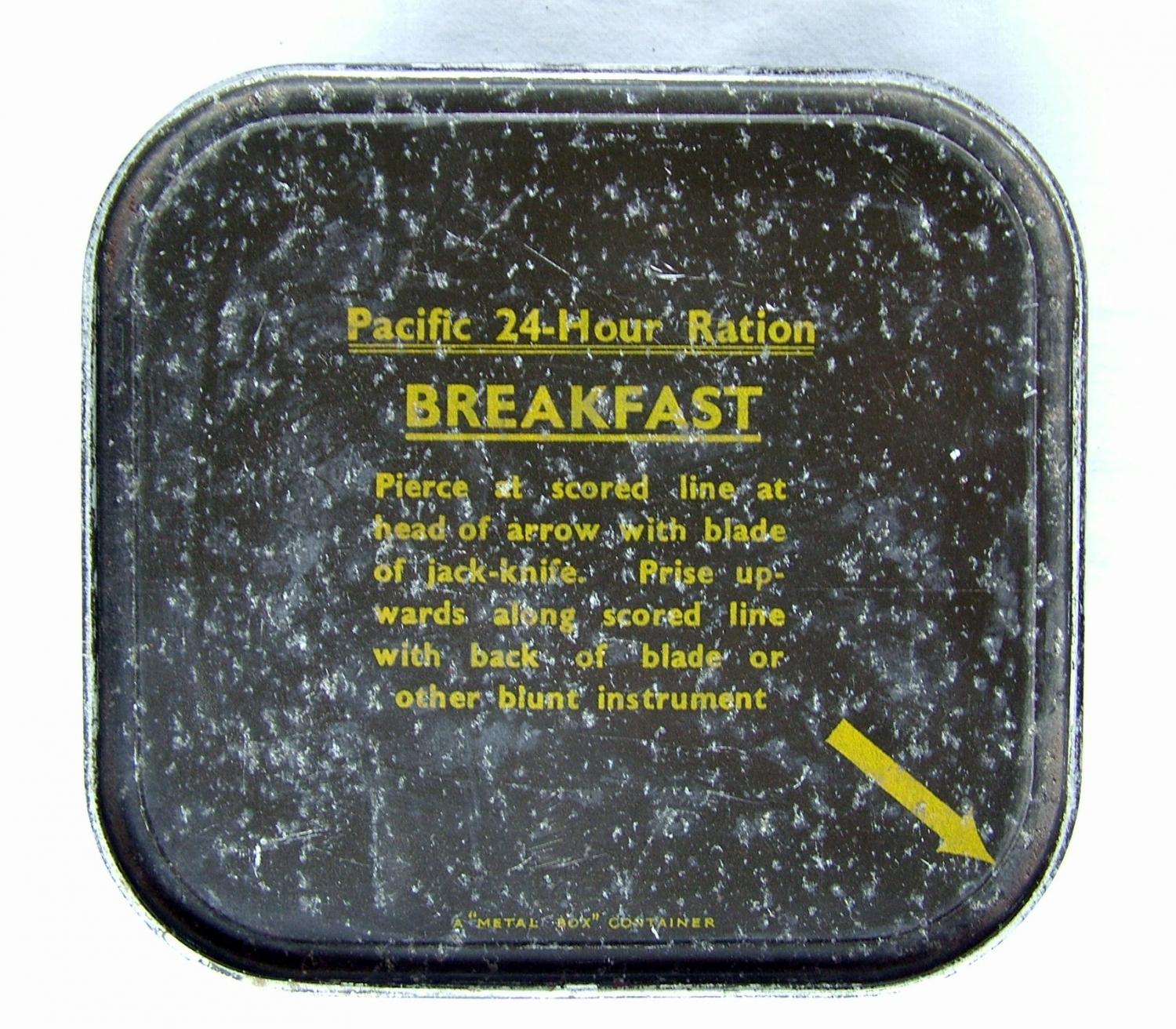 RAF 'Used' Pacific 24-Hour Ration - Sealed