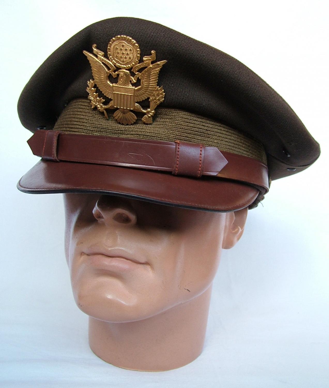 USAAF Officers' 'Chocolate' Visor Cap