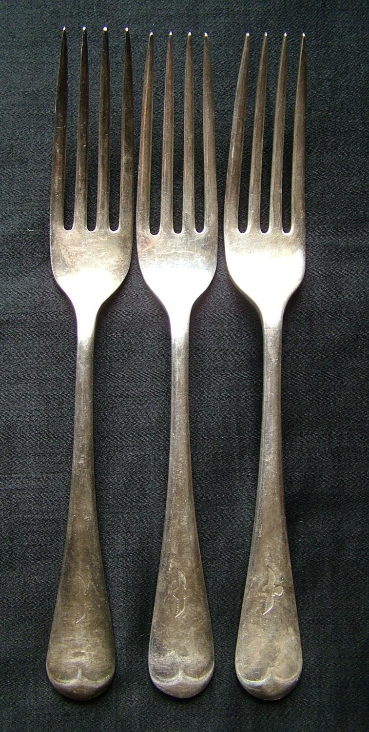 RAF Station Mess Forks - Early Pattern