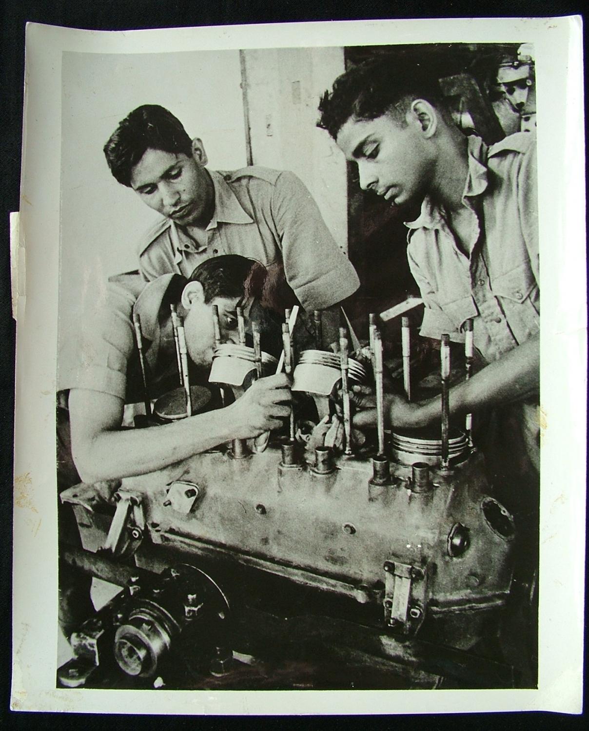 RAF Press Photo - Indian Air Force Students
