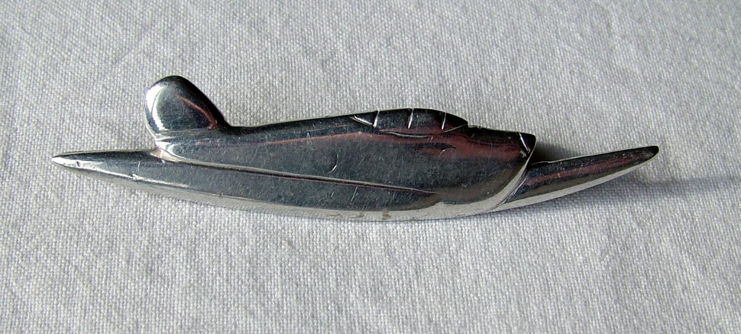 'Theatre Made' Fighter Aircraft Brooch