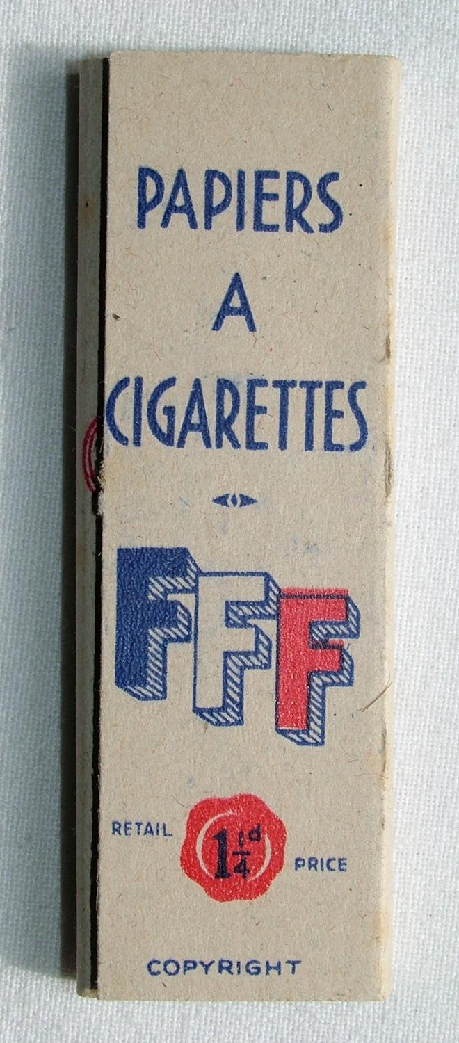 Free French Forces Cigarette Papers