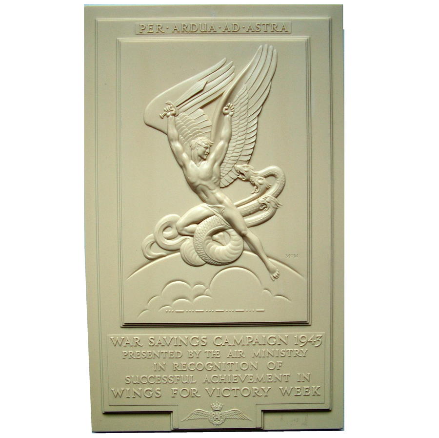 RAF Wings For Victory Plaque