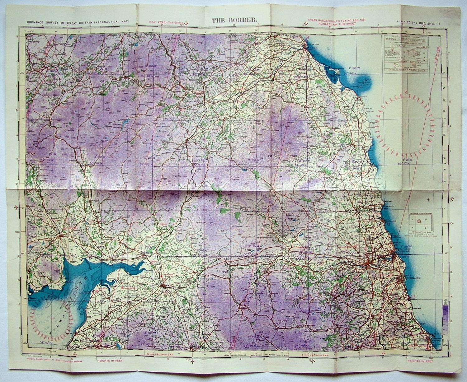 RAF Flight Map - The Border