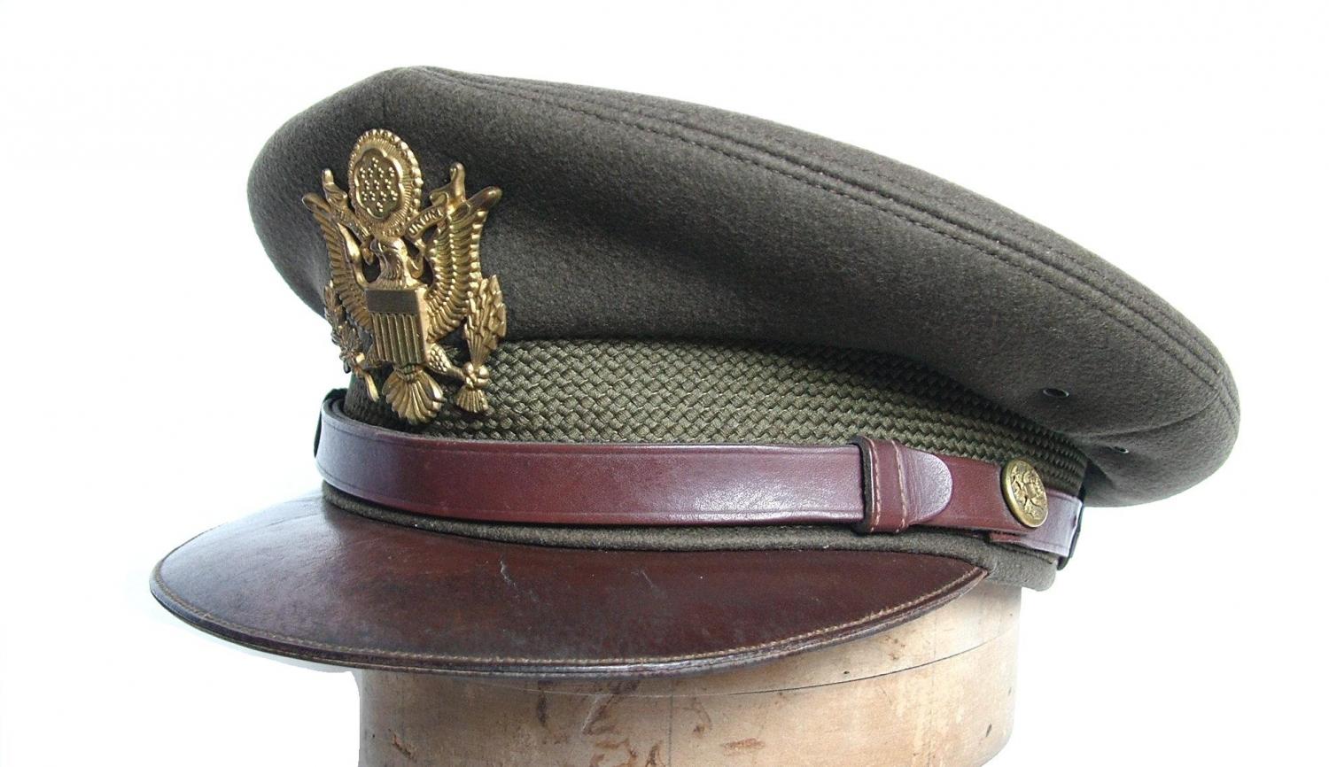 USAAF Officers' 'Chocolate' Visor Cap
