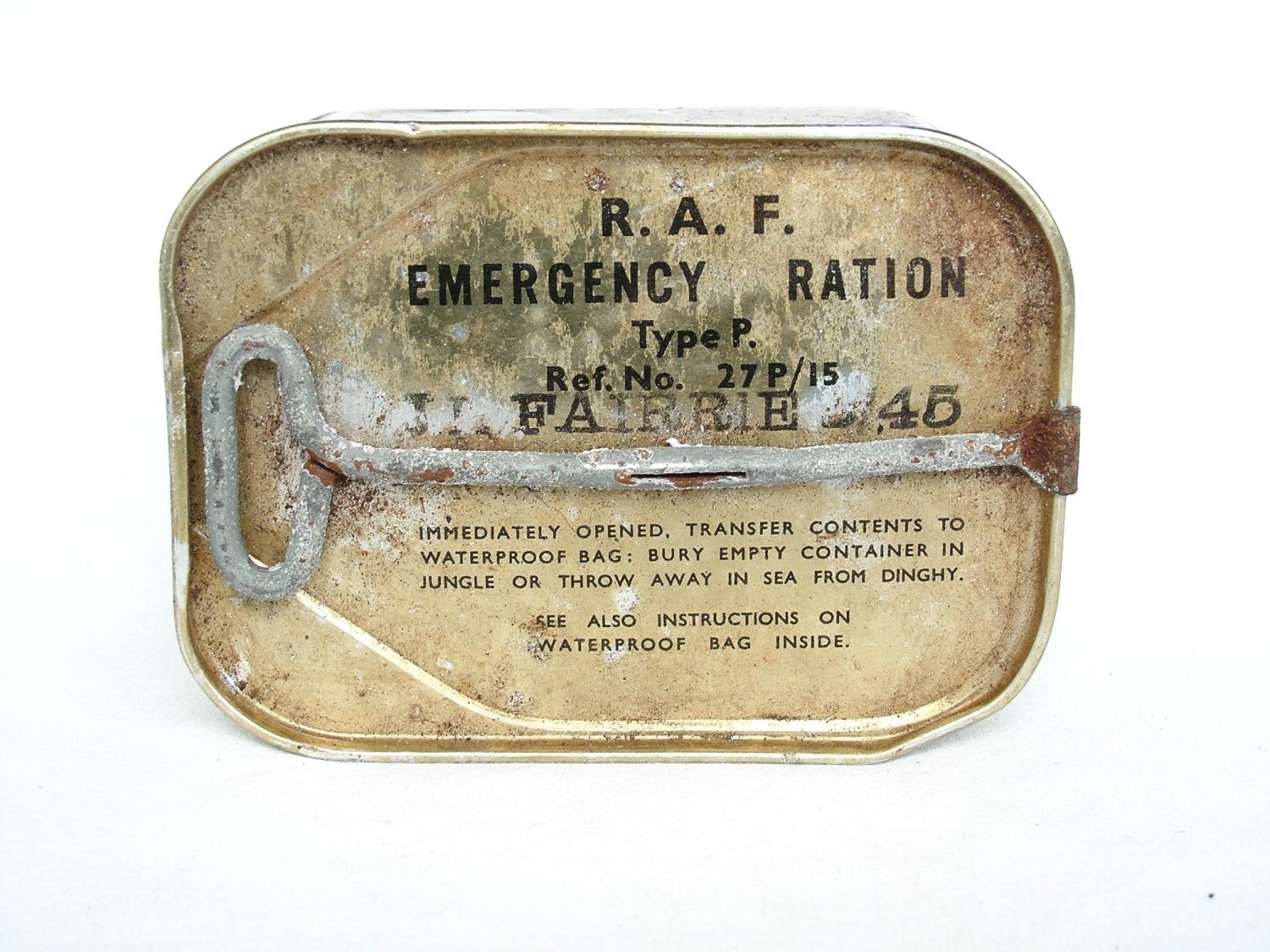 RAF Emergency Flying Ration Type P