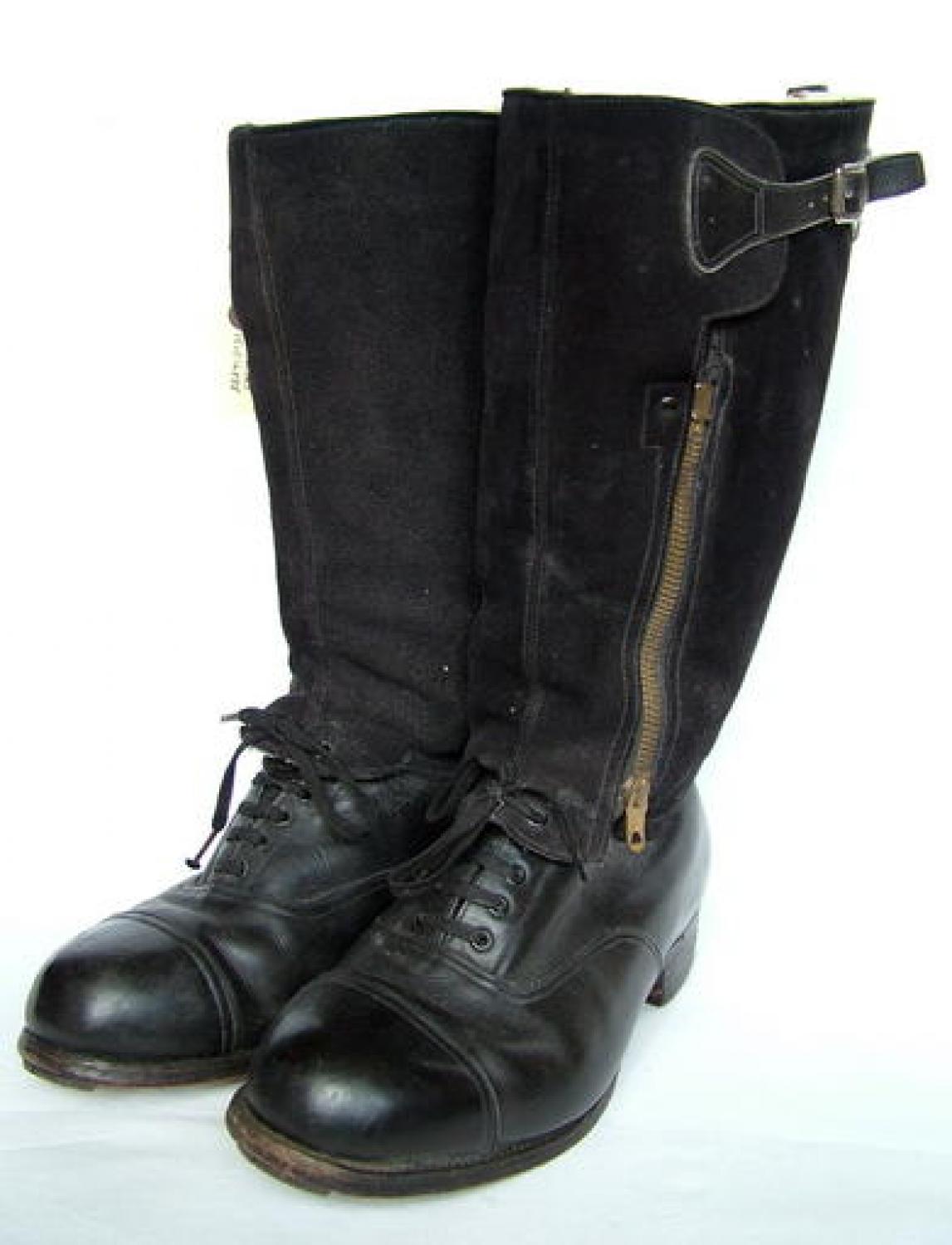 RAF 1943 'Escape' Pattern Flying Boots