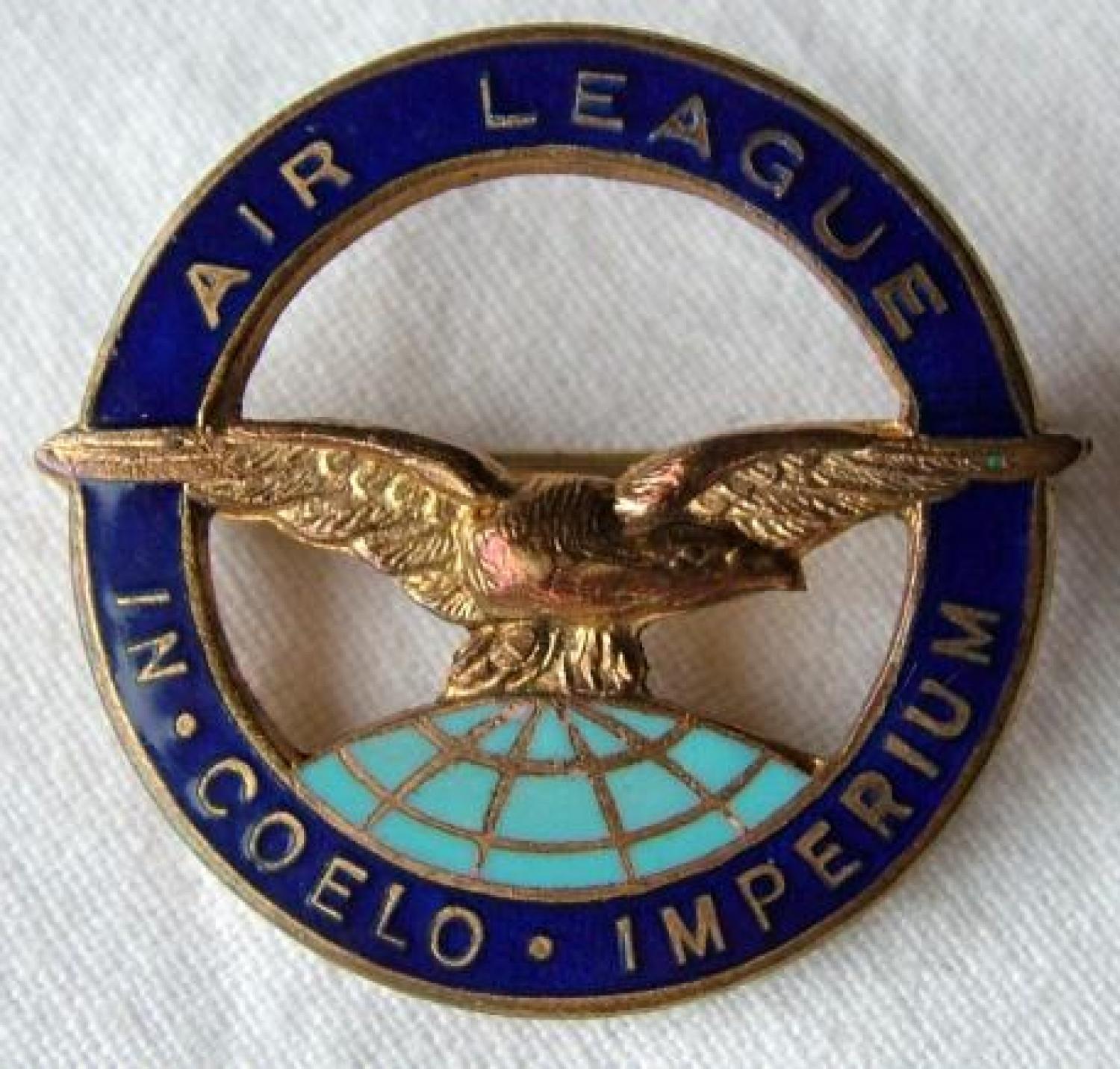 1920s Air League Lapel Badge