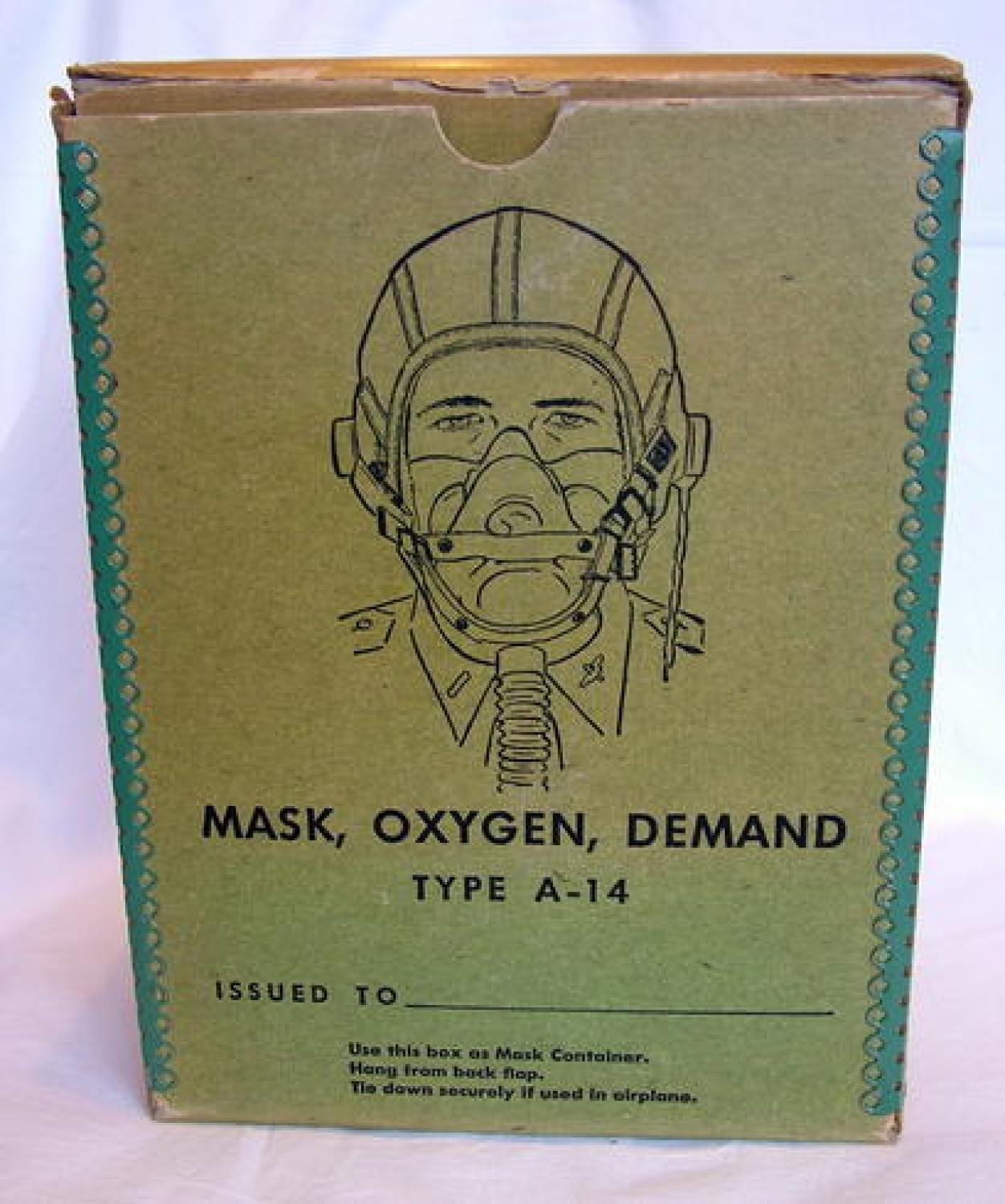USAAF Type A-14 Oxygen Mask, Boxed