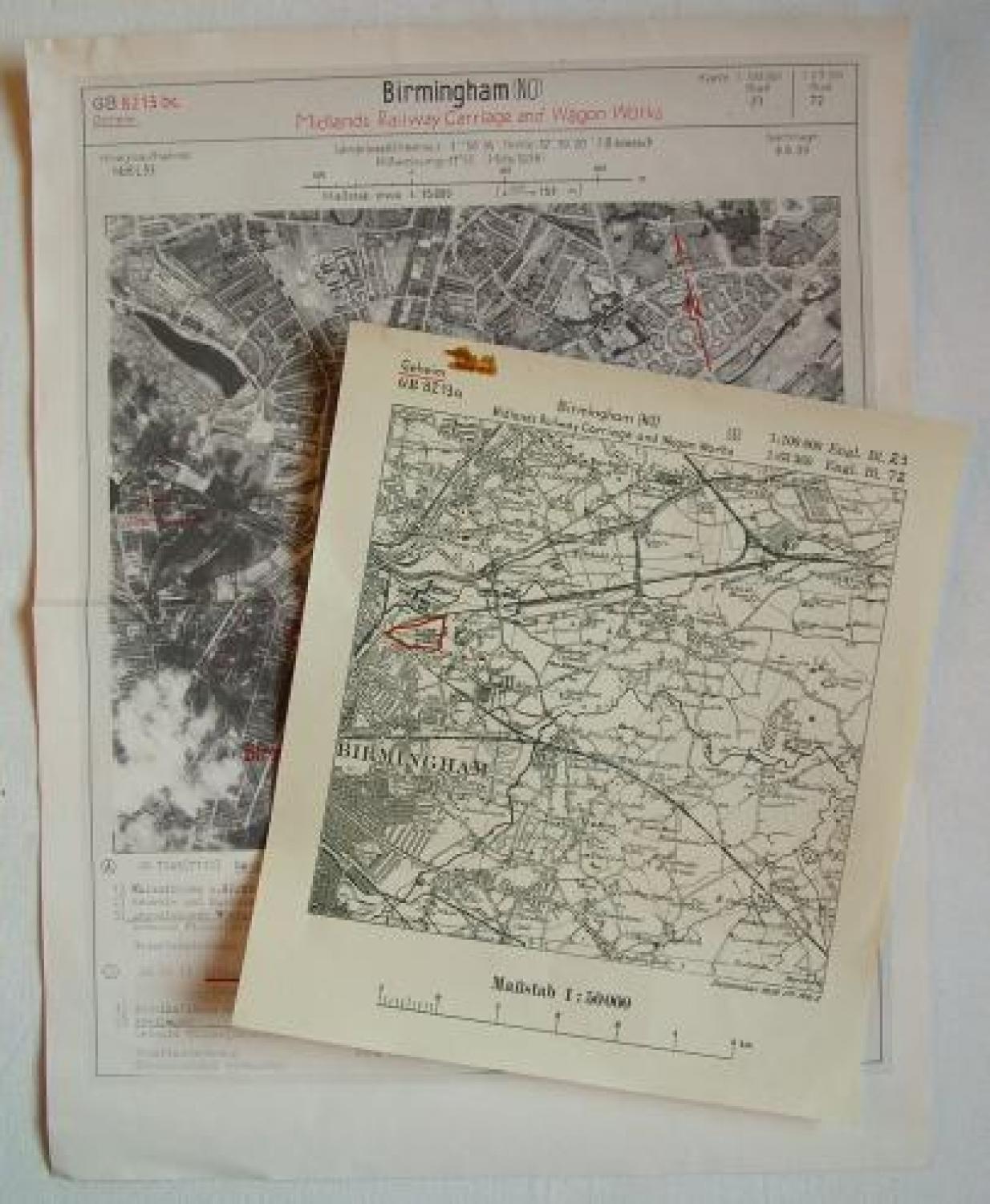 Luftwaffe Target Maps/Documents - Birmingham