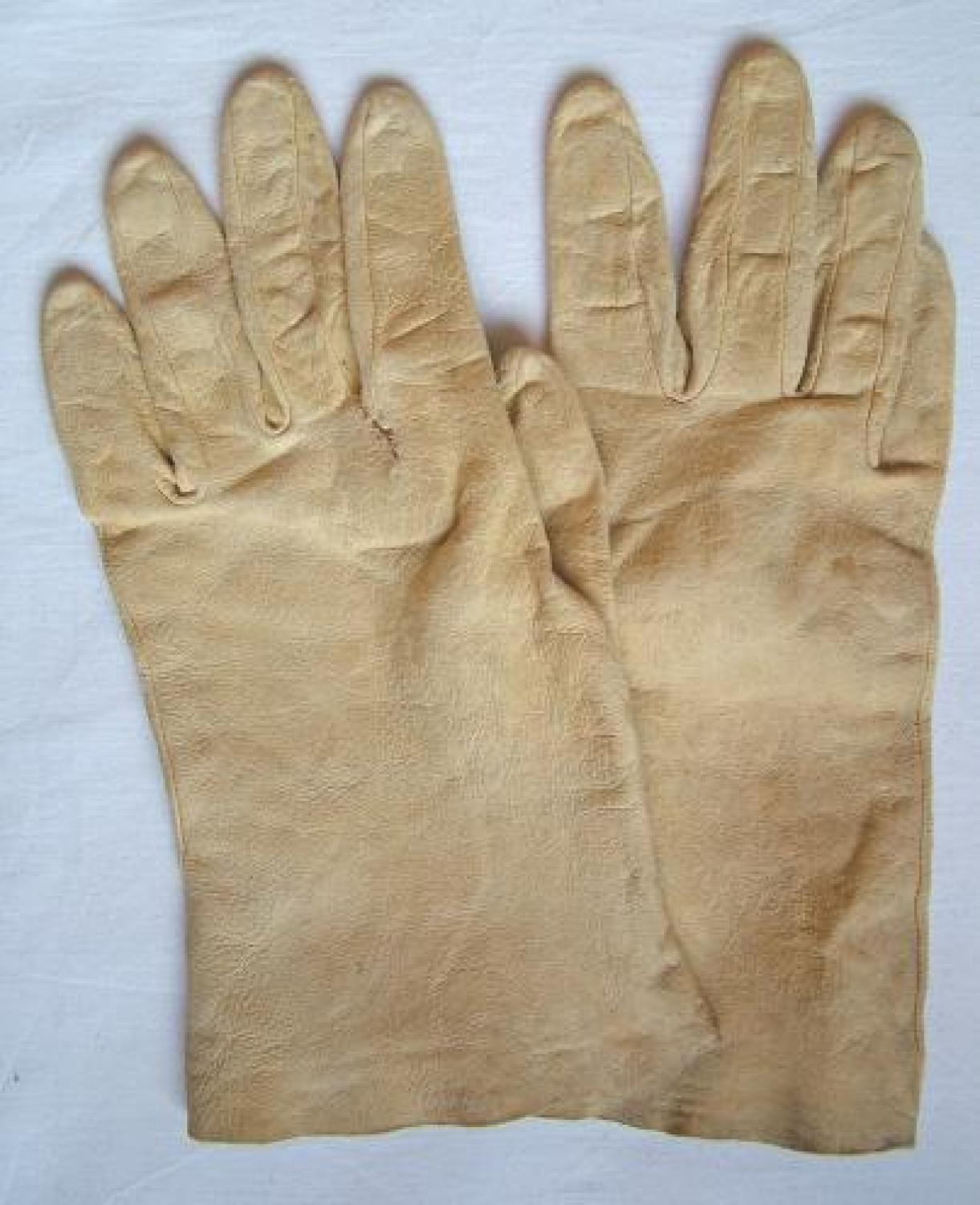 RAF Chamois Leather Flying Gloves