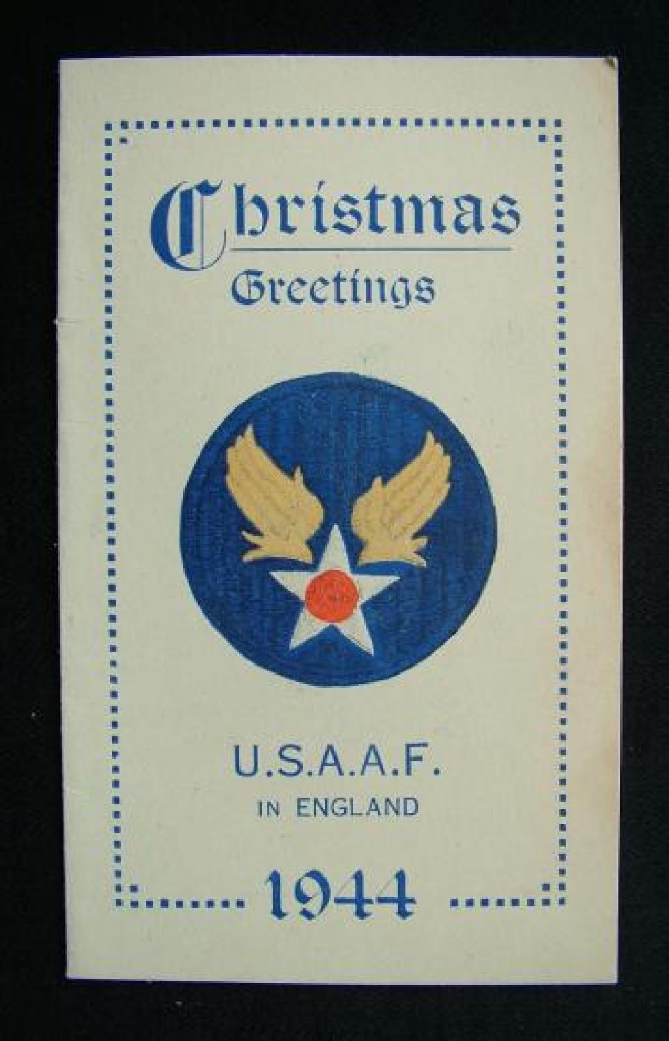 U.S.A.A.F. 8th/9th AAF Christmas Card