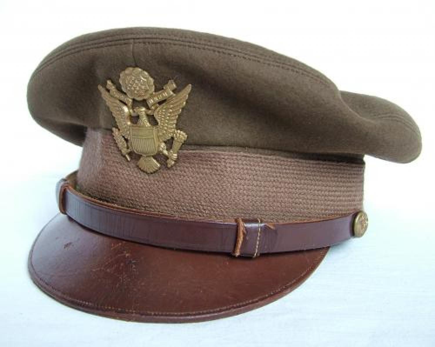 USAAF Officers' Visor Cap - English Made