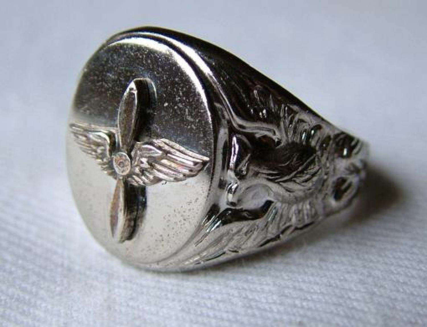 U.S.A.A.F Silver Ring