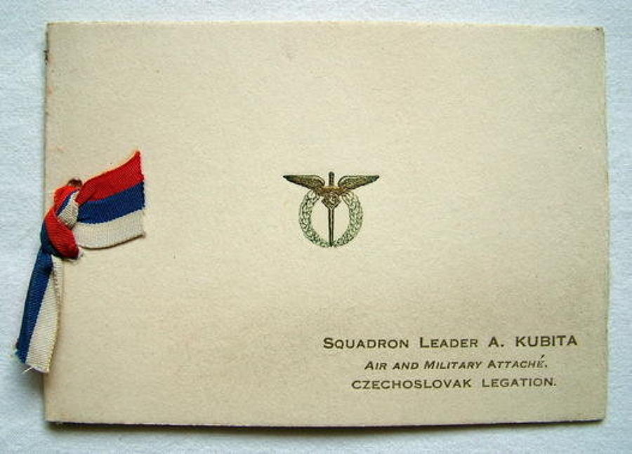 Czech Squadron Leader's Christmas Card