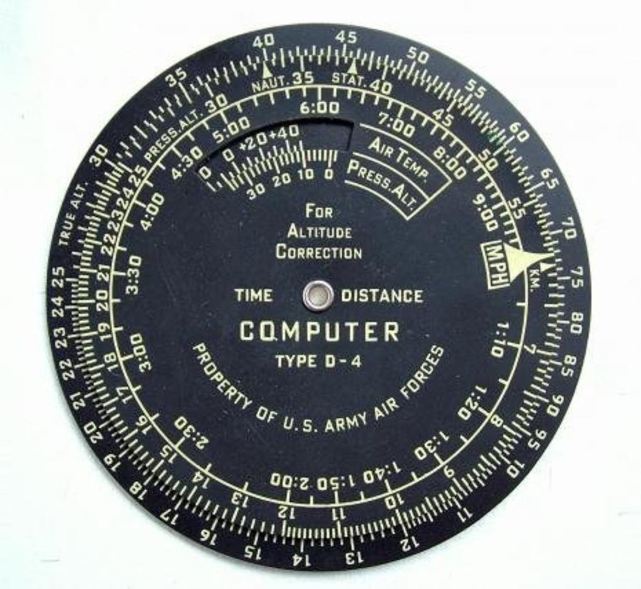USAAF Type D-4 Navigational Computer