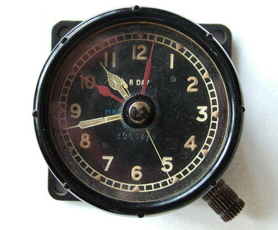 R.A.F. M.K.IID Cockpit Clock
