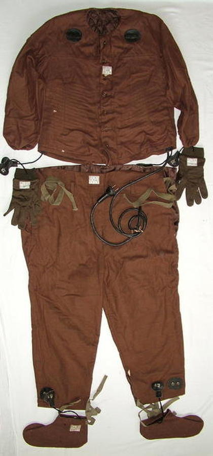 Japanese Naval Aviator's Heated Flying Suit