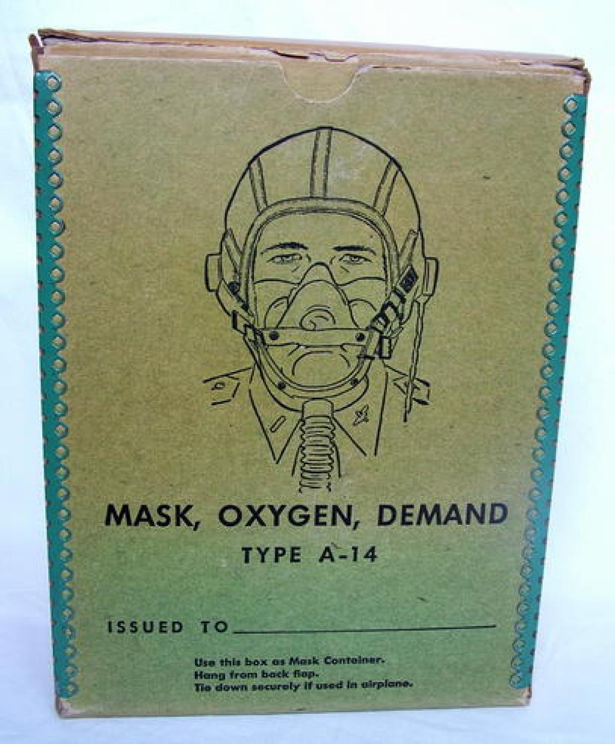 U.S.A.A.F. A-14 Oxygen Mask - Boxed