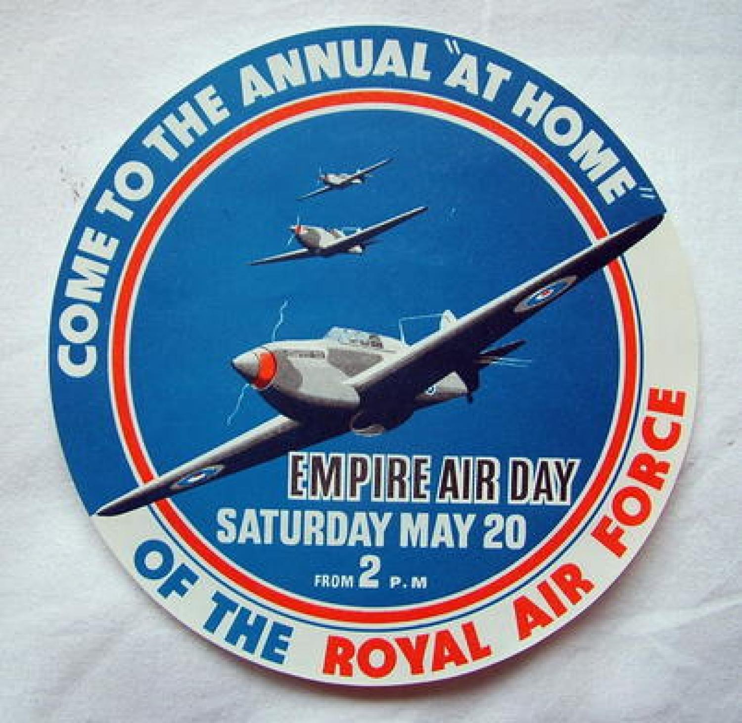 RAF Empire Air Day Decal / Sticker - 1939
