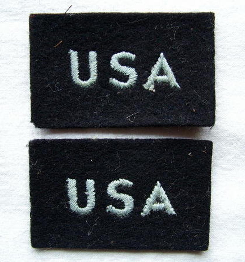 RAF 'U.S.A.' Shoulder Titles