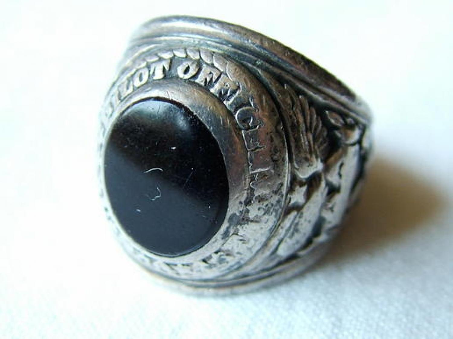 USAAF Sterling Silver Pilots Ring