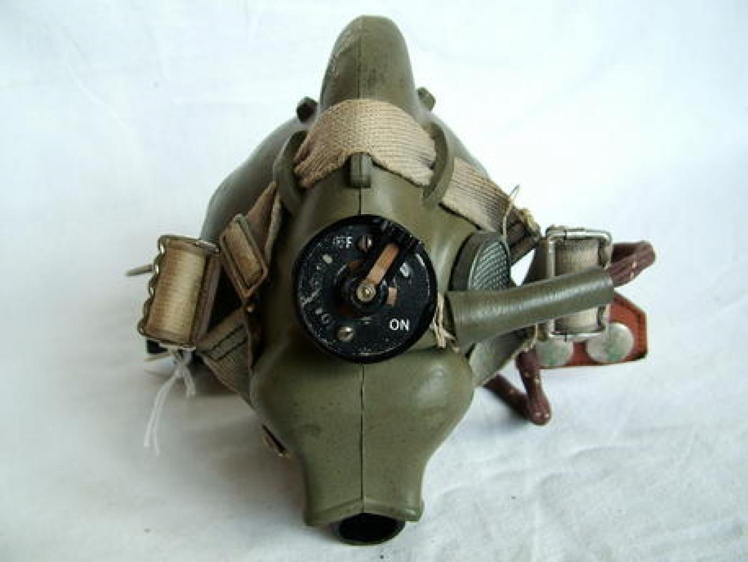 RAF H-type Oxygen Mask - WW2 Dated