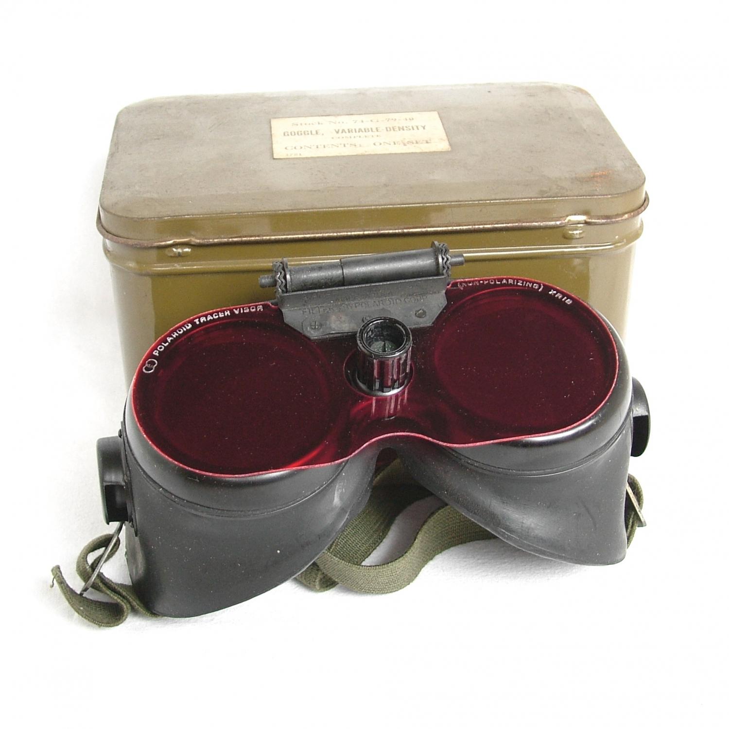 USAAF Goggle, Variable Density, Cased