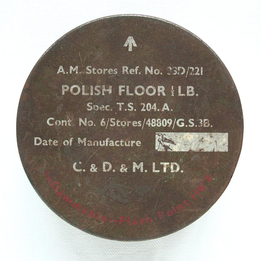 Air Ministry Floor Polish Tin