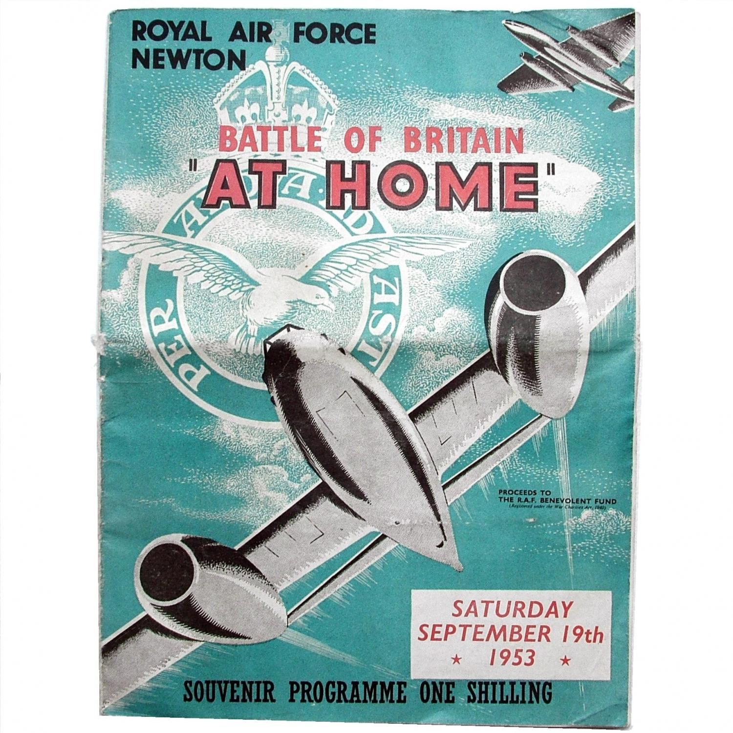 RAF Battle of Britain Programme, 1953