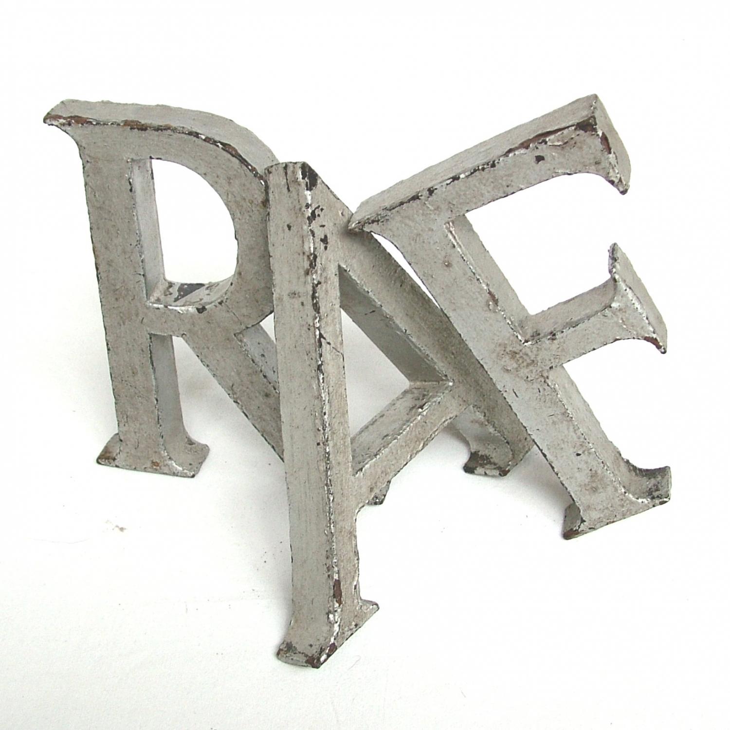 RAF Display Letters