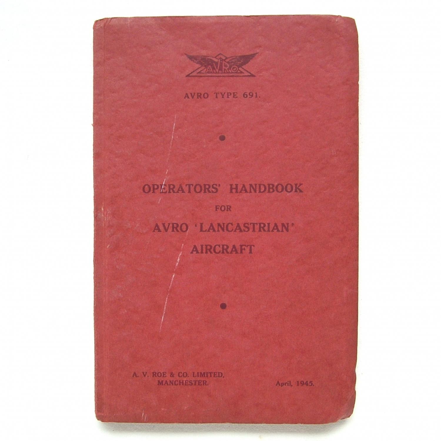 AVRO Lancastrian Operators' Handbook