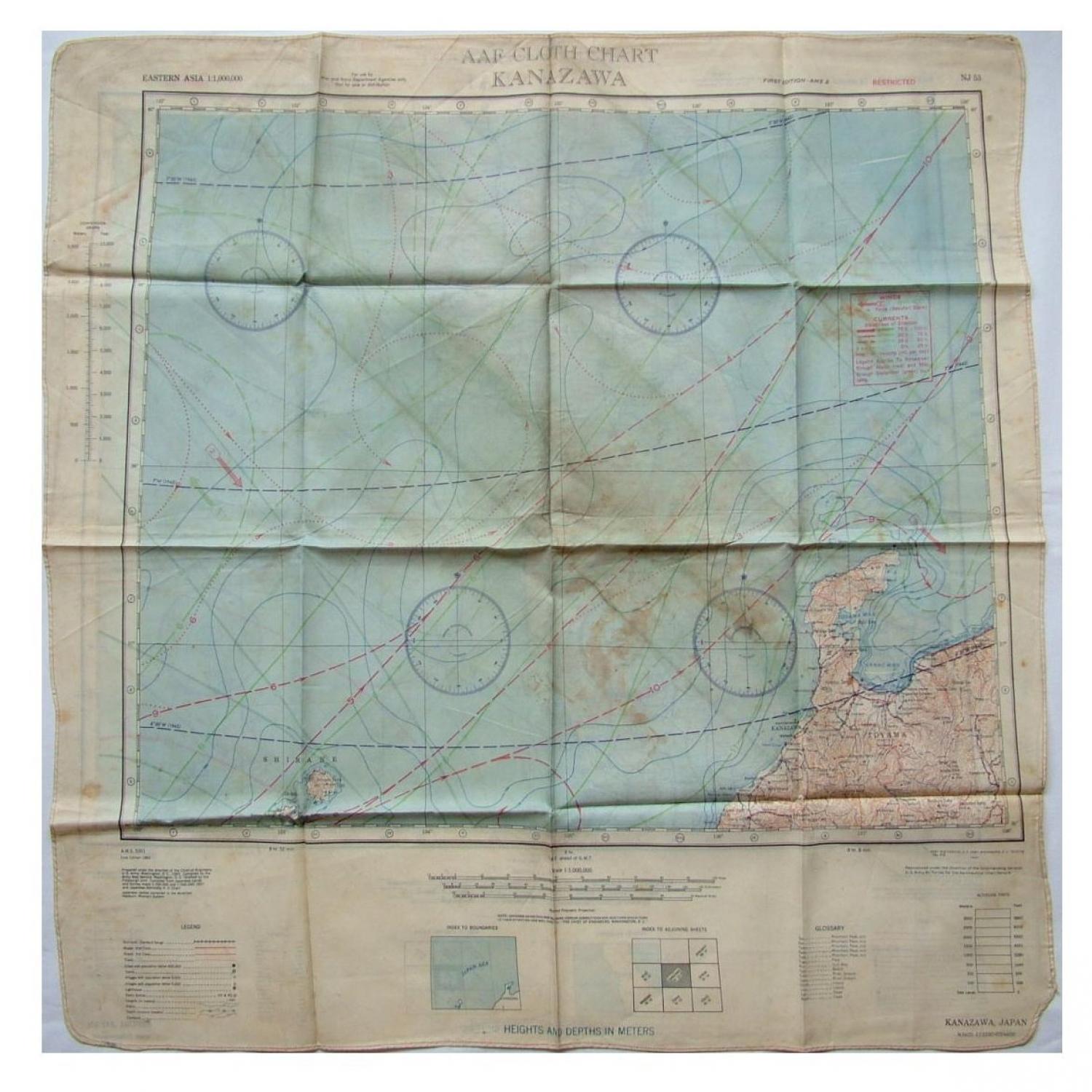 USAAF Escape & Evasion Map