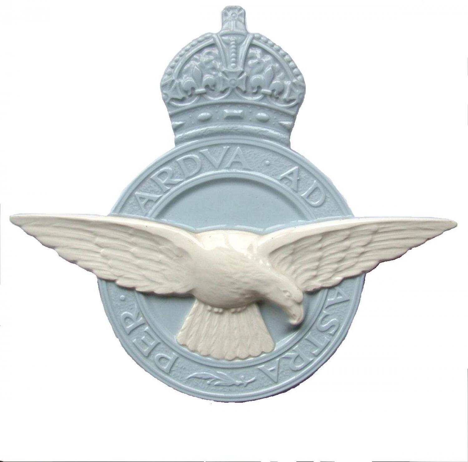Ceramic RAF Crest Plaque