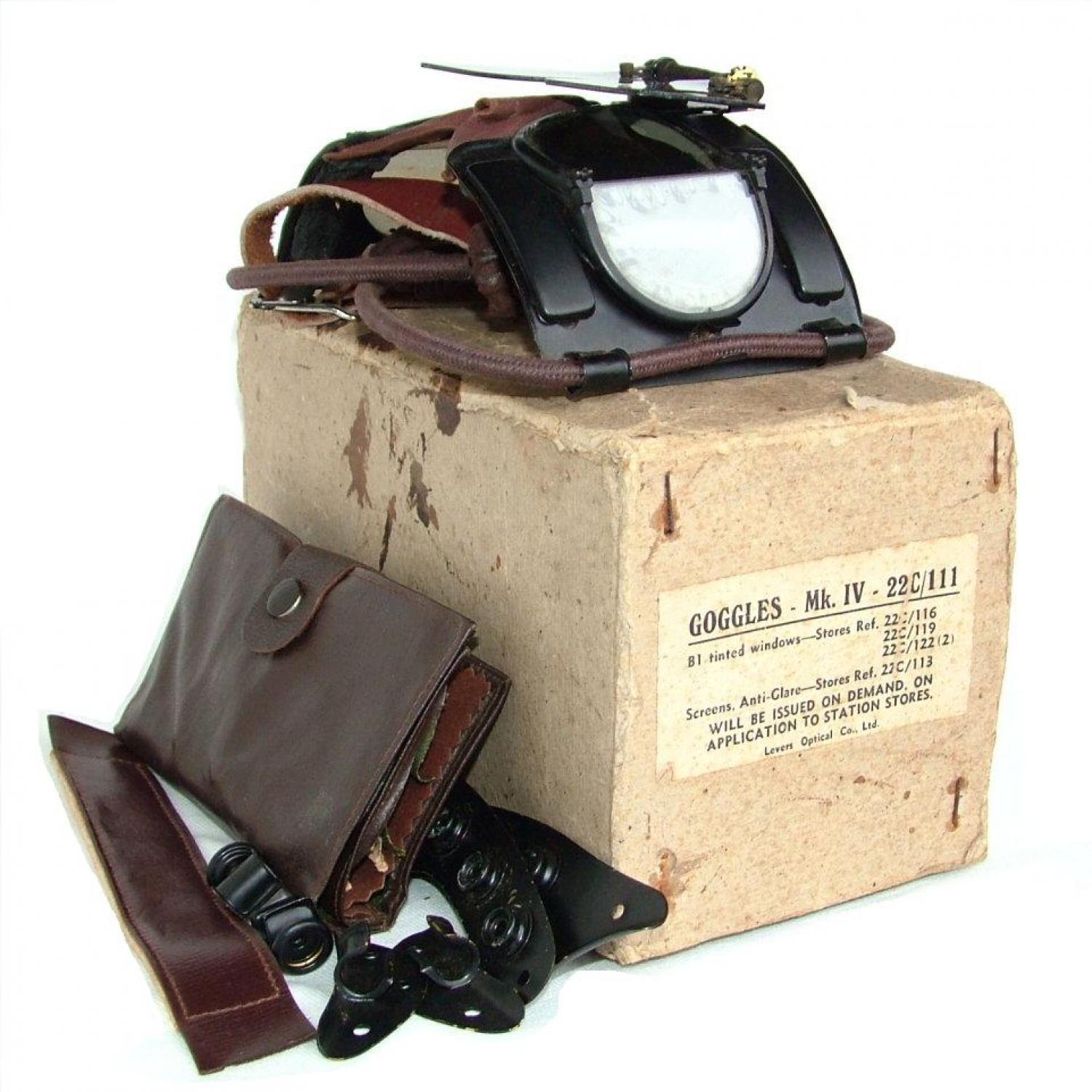RAF MK.IV Flying Goggles, Complete/Boxed