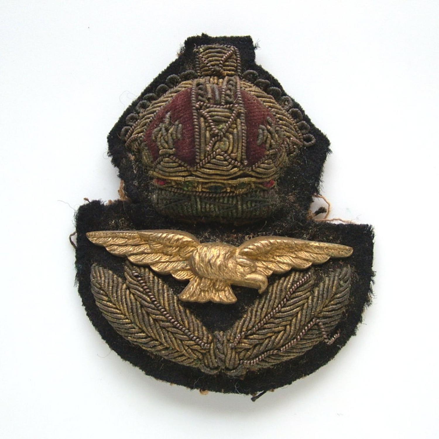 RAF Officer Rank Service Dress Cap Badge