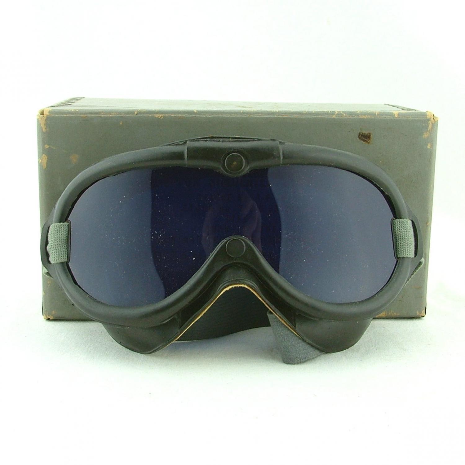 USN blind flying goggles, boxed