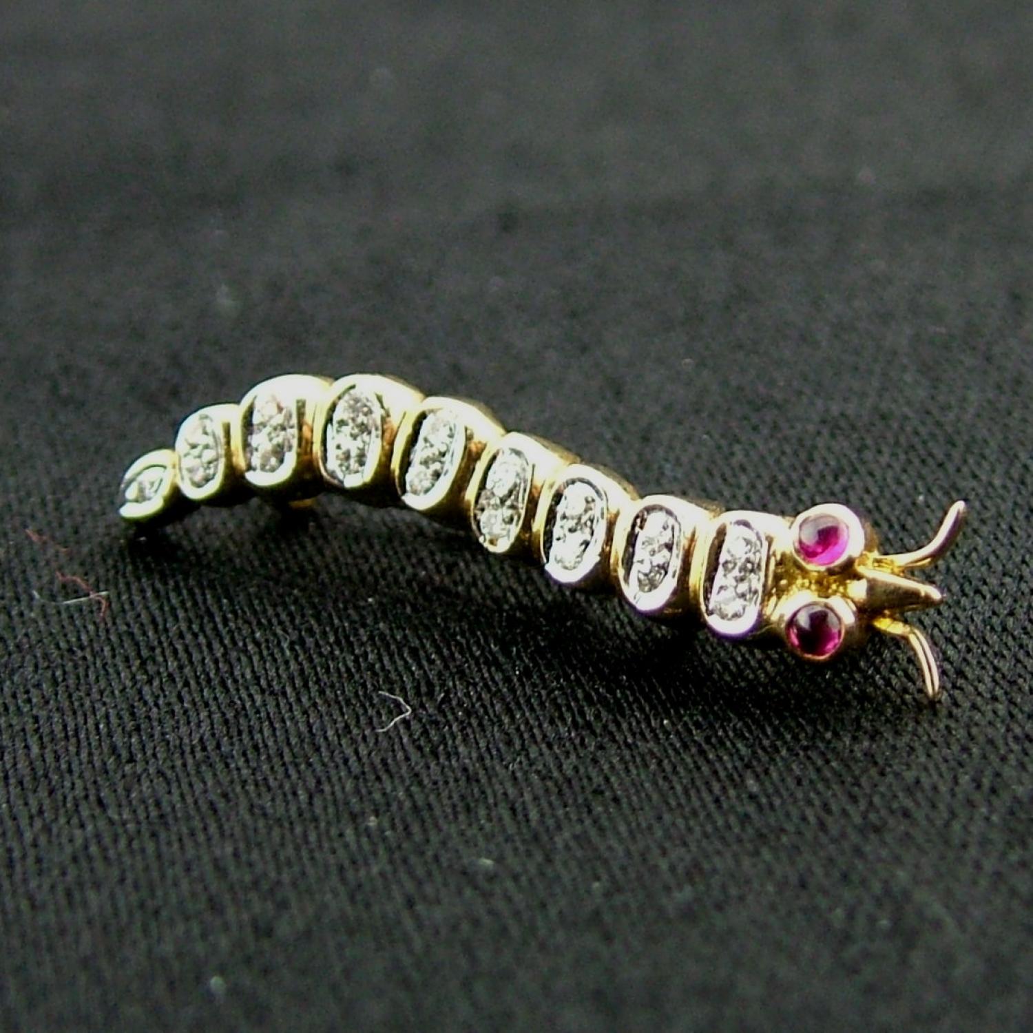 RAF diamond caterpillar pin