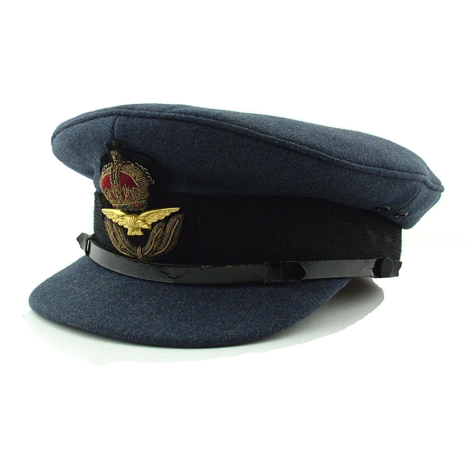 RAF officer rank service dress cap