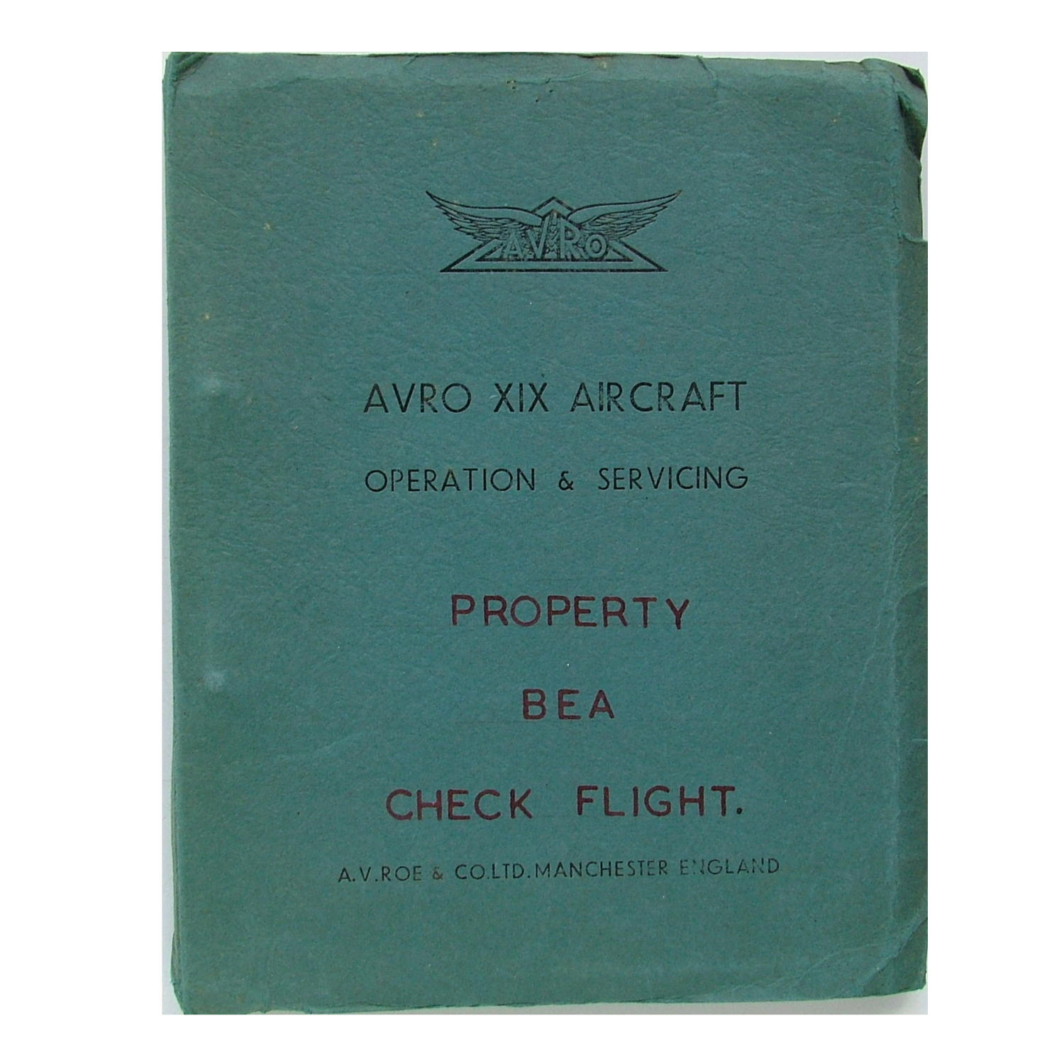 AVRO XIX operation & servicing manual