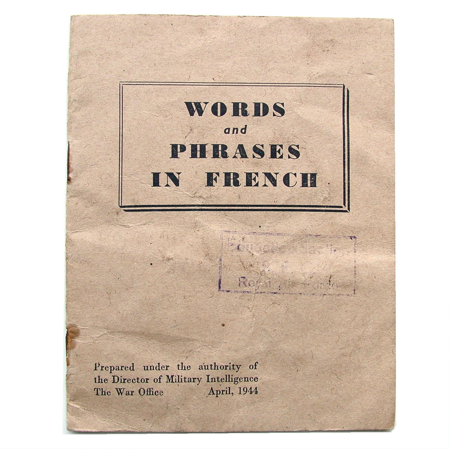 War Office - words & phrases in French
