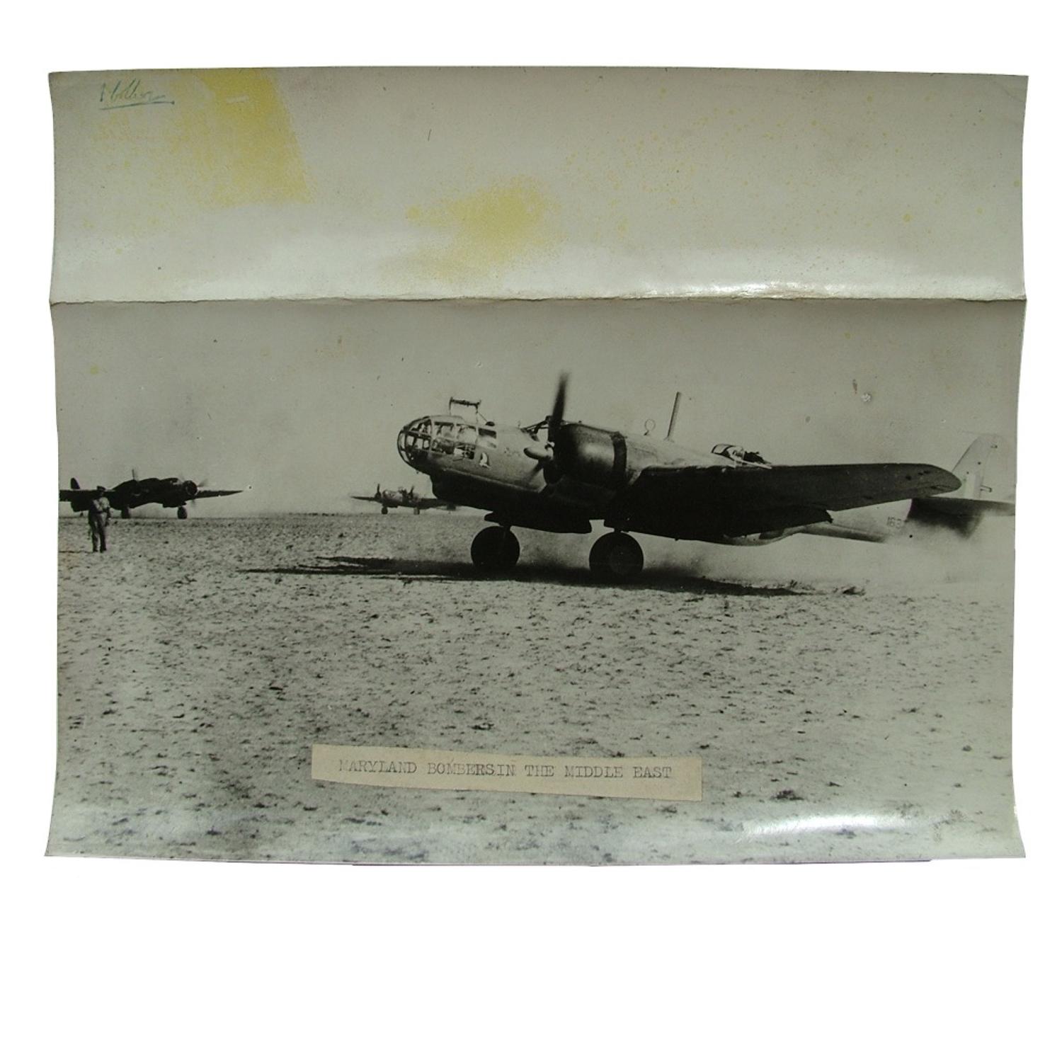 British press photo - Maryland bombers