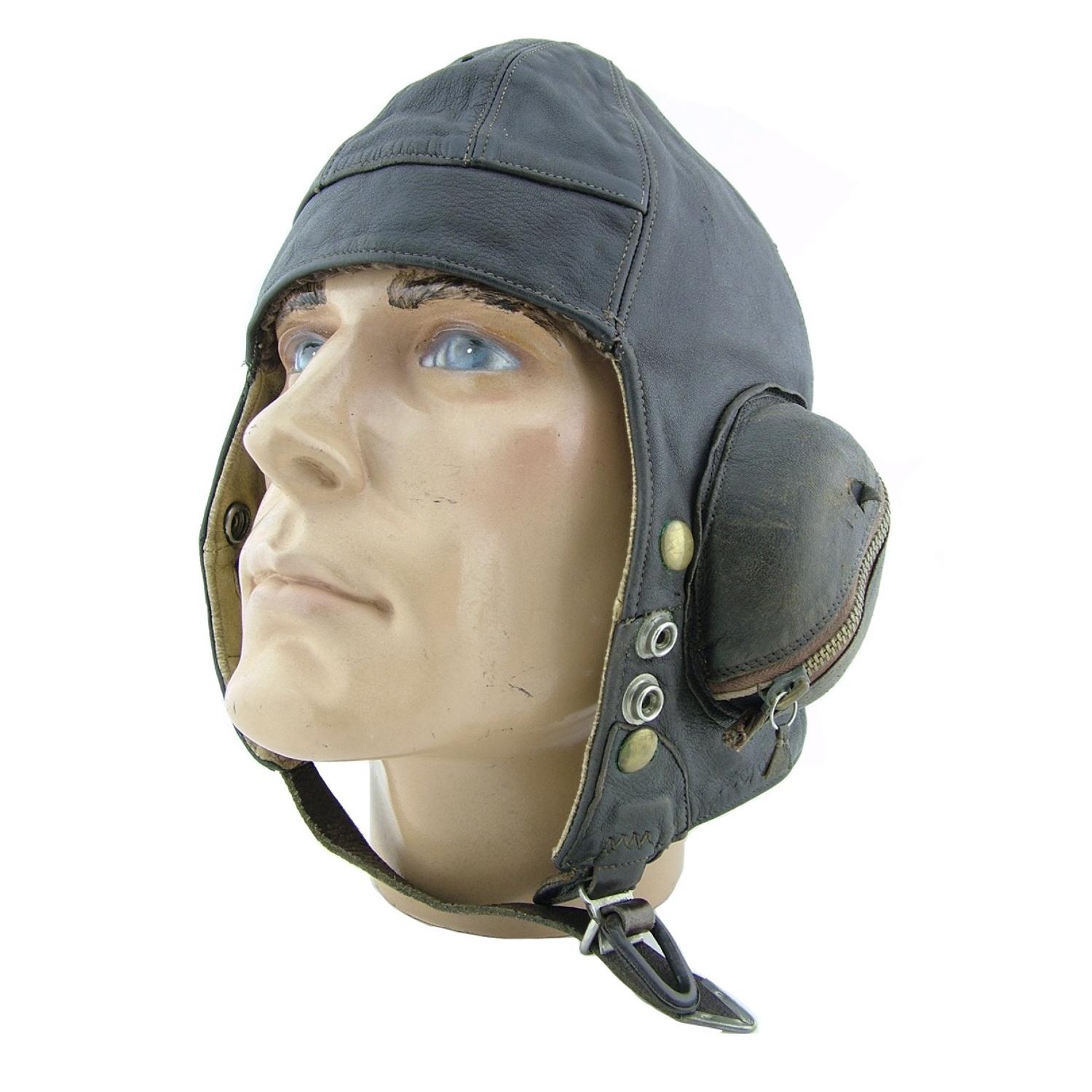 RAF B-type flying helmet, modified