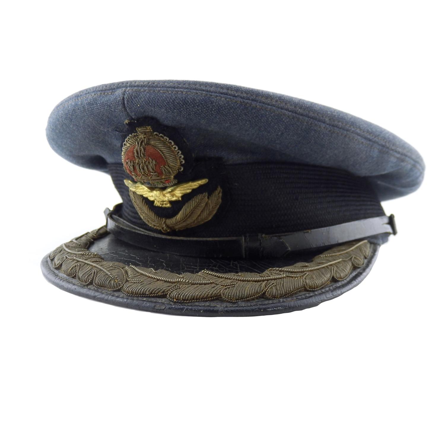 RAF Group Captain rank service dress cap