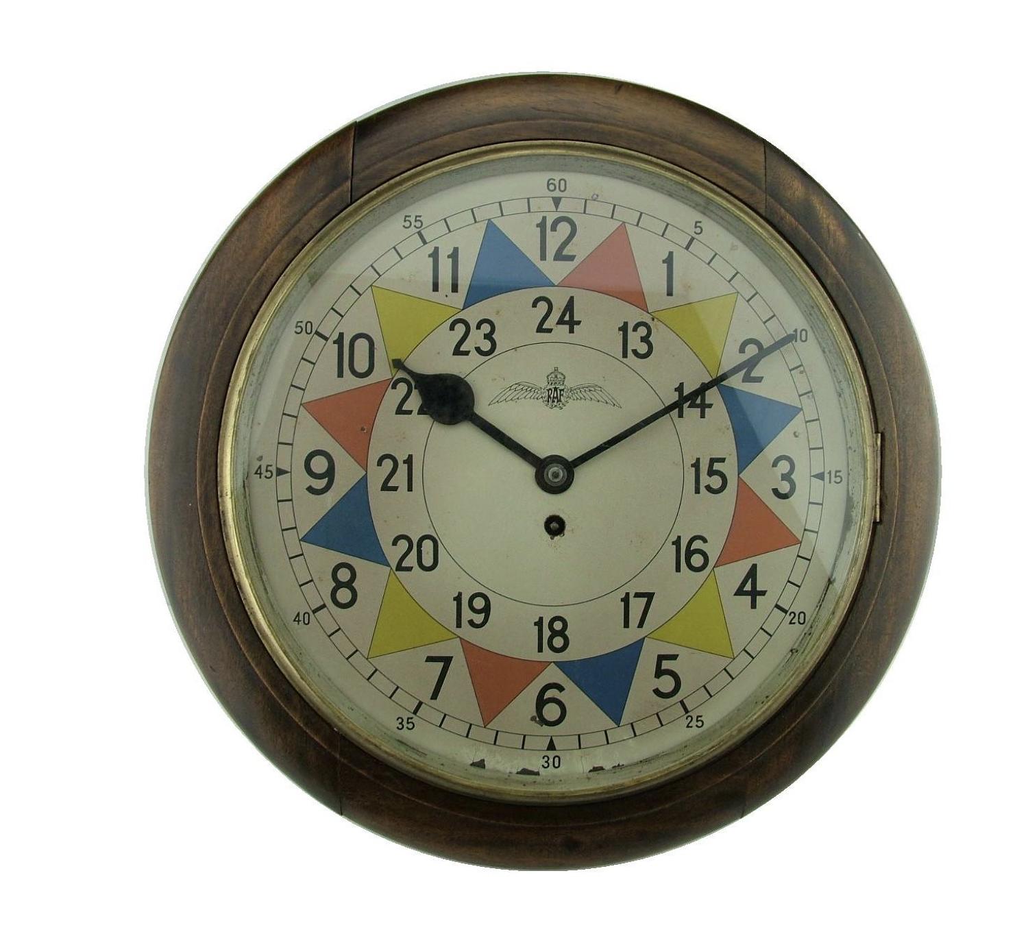 RAF station Type 1 Sector clock with rare dial