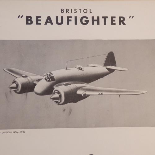 American recognition poster - RAF Beaufighter