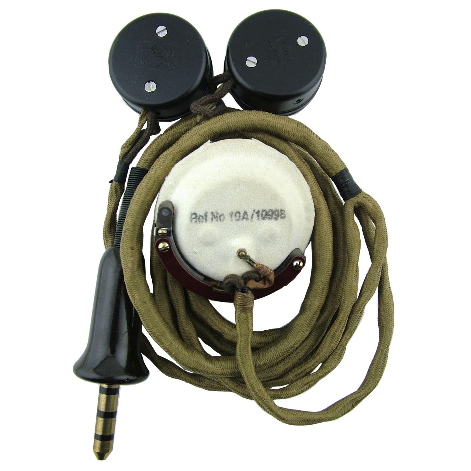 RAF type 19 microphone / wiring loom, part reproduction