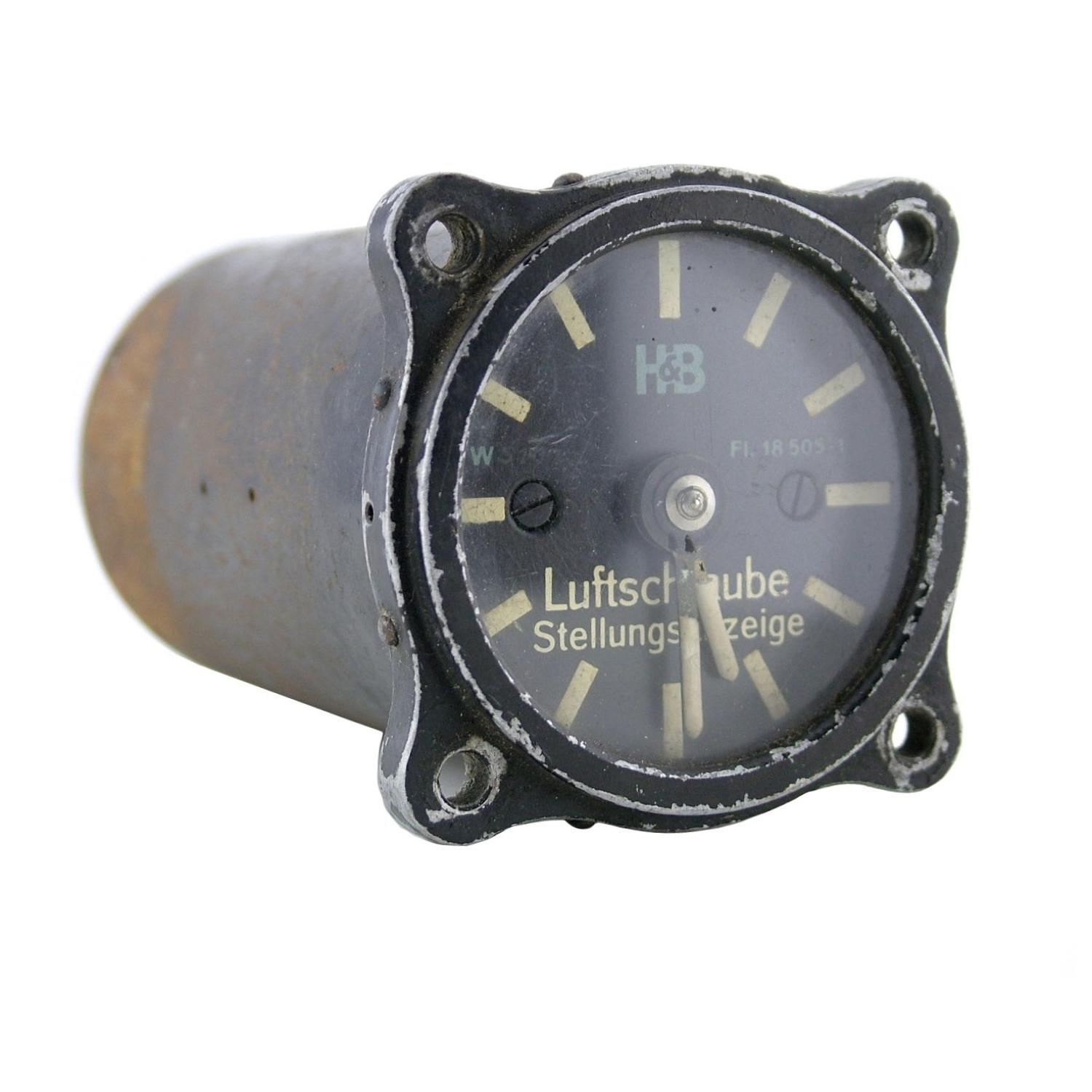 Luftwaffe airscrew pitch cockpit instrument